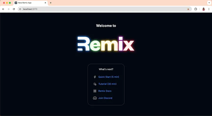 Remix sample app